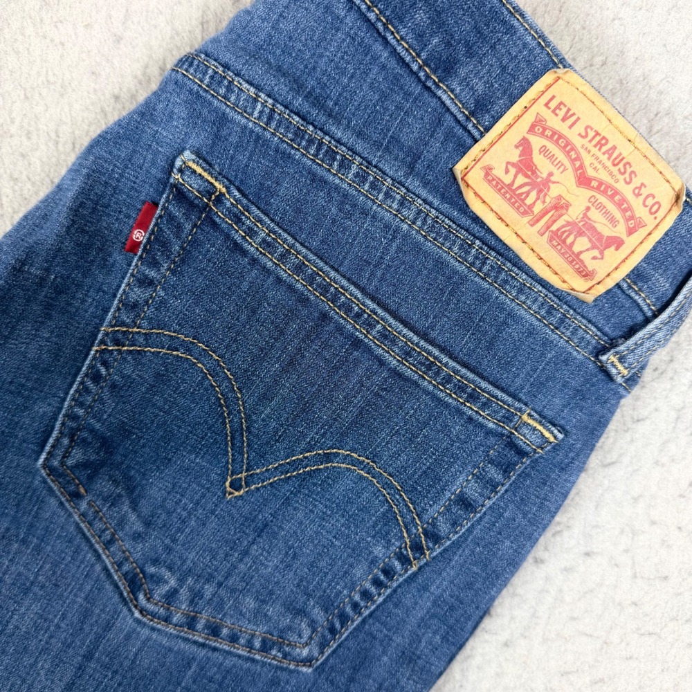 Levi's Jeans Womens 29 Boyfriend Blue Stretch Denim Mid Rise